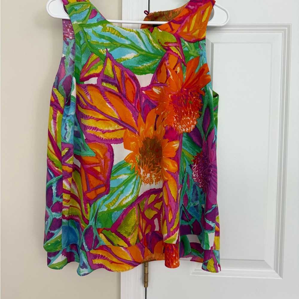 Ralph Lauren Multicolor Floral Tank Top